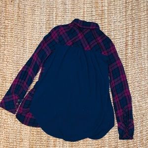 Knox Rose size small, plaid, soft tunic